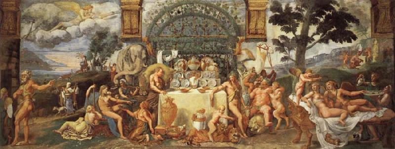 Giulio Romano Wedding Feast of Cupid and Psyche oil painting image